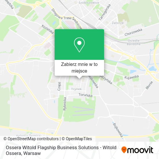 Mapa Ossera Witold Flagship Business Solutions - Witold Ossera