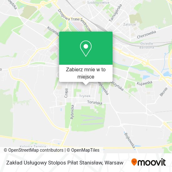 Mapa Zakład Usługowy Stolpos Piłat Stanisław