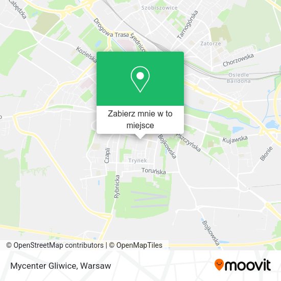 Mapa Mycenter Gliwice