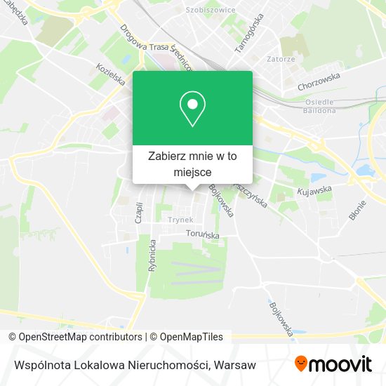 Mapa Wspólnota Lokalowa Nieruchomości