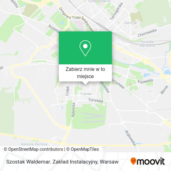 Mapa Szostak Waldemar. Zakład Instalacyjny