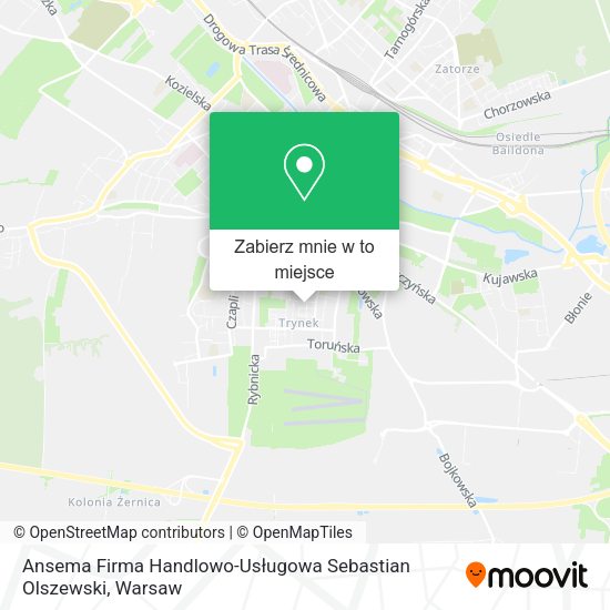 Mapa Ansema Firma Handlowo-Usługowa Sebastian Olszewski