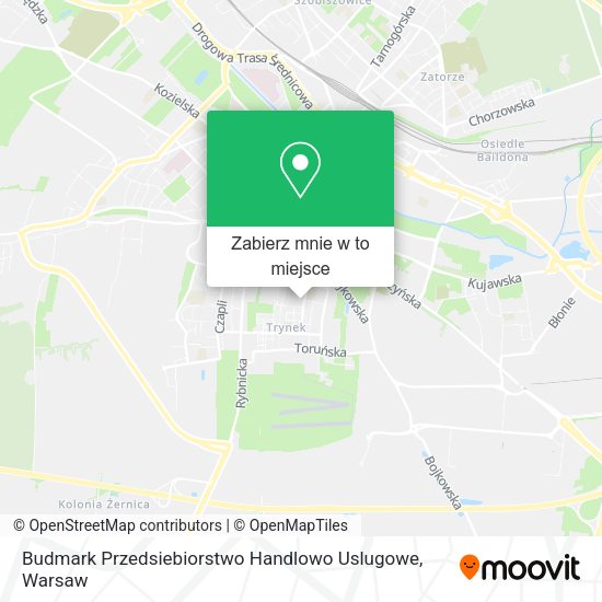 Mapa Budmark Przedsiebiorstwo Handlowo Uslugowe