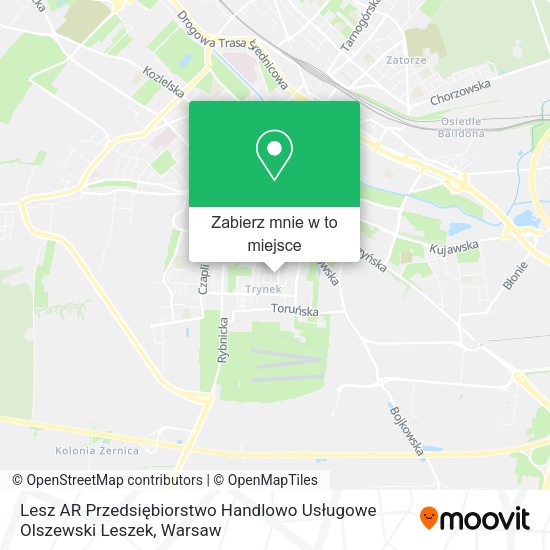 Mapa Lesz AR Przedsiębiorstwo Handlowo Usługowe Olszewski Leszek