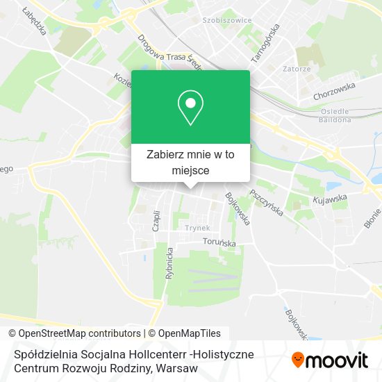 Mapa Spółdzielnia Socjalna Hollcenterr -Holistyczne Centrum Rozwoju Rodziny