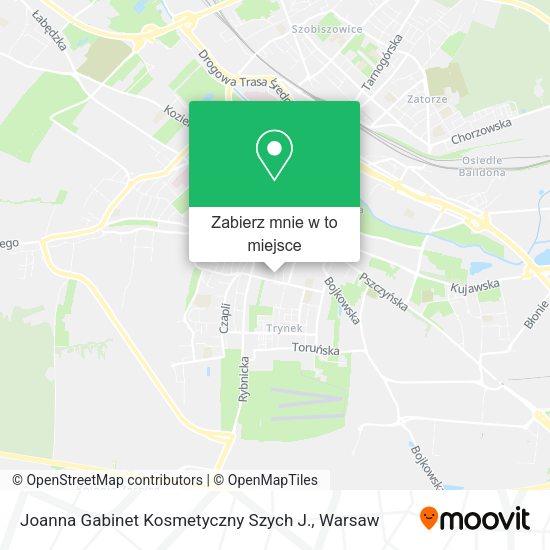 Mapa Joanna Gabinet Kosmetyczny Szych J.