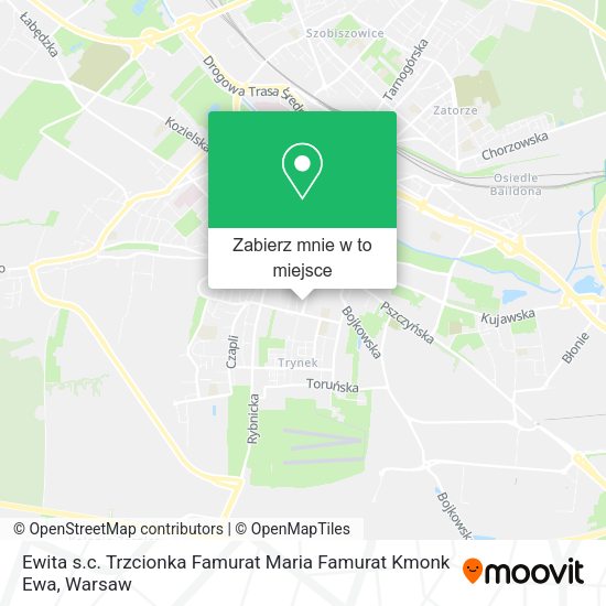 Mapa Ewita s.c. Trzcionka Famurat Maria Famurat Kmonk Ewa