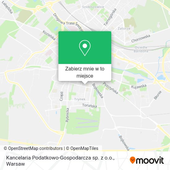 Mapa Kancelaria Podatkowo-Gospodarcza sp. z o.o.