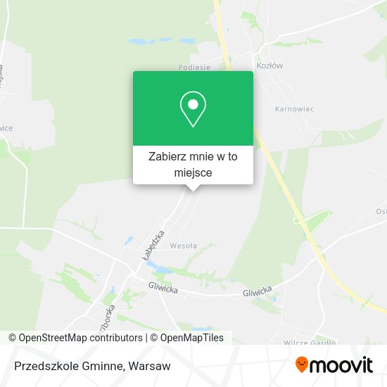 Mapa Przedszkole Gminne