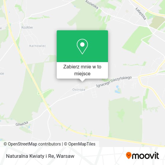 Mapa Naturalna Kwiaty i Re