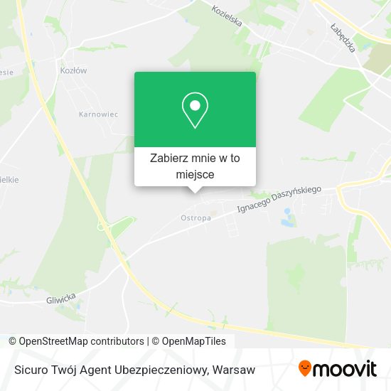 Mapa Sicuro Twój Agent Ubezpieczeniowy