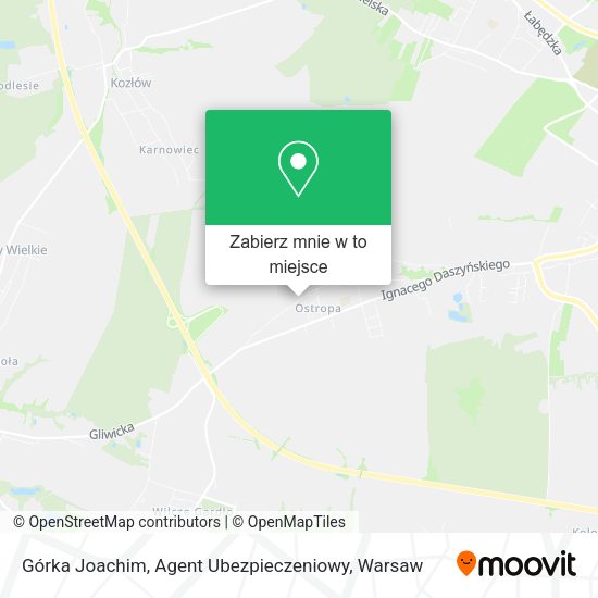 Mapa Górka Joachim, Agent Ubezpieczeniowy