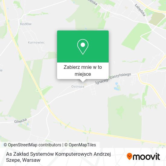 Mapa As Zakład Systemów Komputerowych Andrzej Szepe