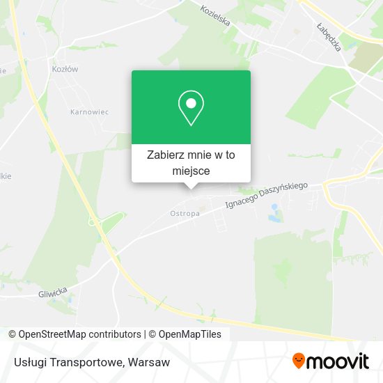 Mapa Usługi Transportowe