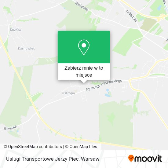 Mapa Uslugi Transportowe Jerzy Piec