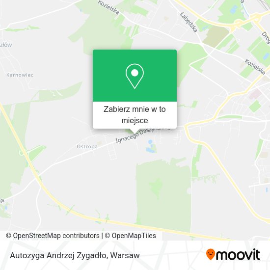 Mapa Autozyga Andrzej Zygadło