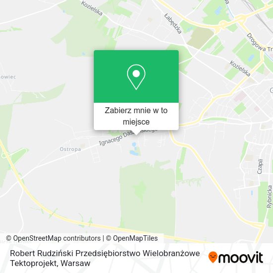 Mapa Robert Rudziński Przedsiębiorstwo Wielobranżowe Tektoprojekt