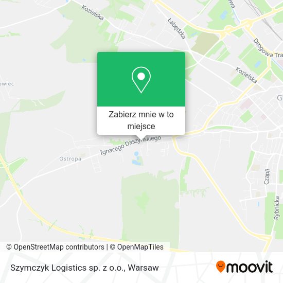 Mapa Szymczyk Logistics sp. z o.o.