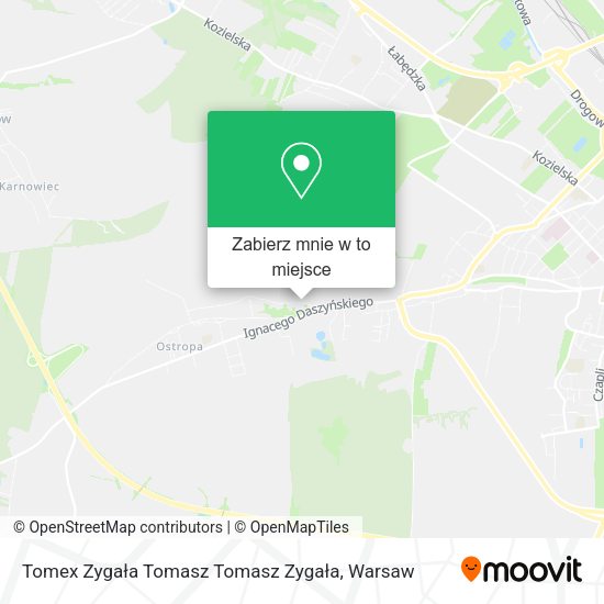 Mapa Tomex Zygała Tomasz Tomasz Zygała