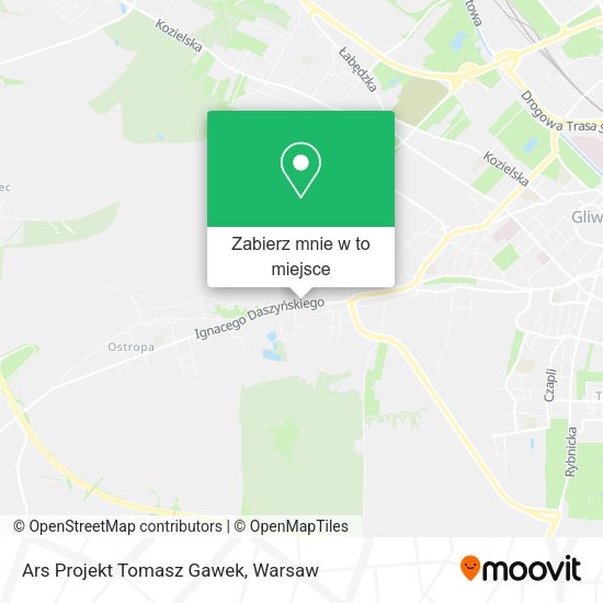 Mapa Ars Projekt Tomasz Gawek