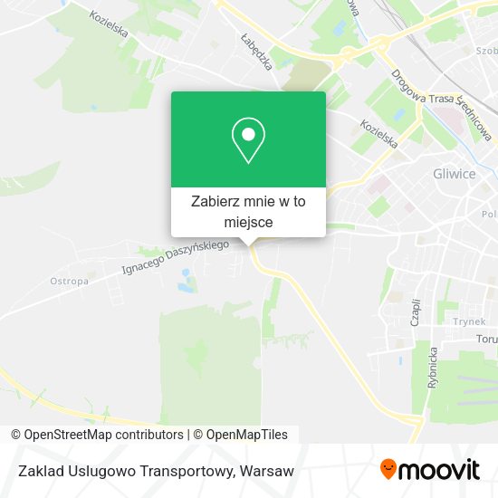 Mapa Zaklad Uslugowo Transportowy