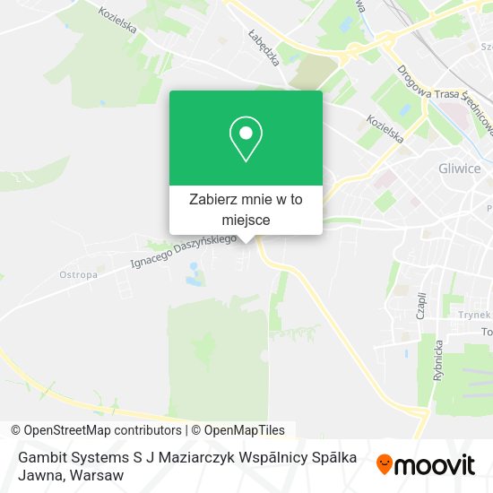 Mapa Gambit Systems S J Maziarczyk Wspãlnicy Spãlka Jawna