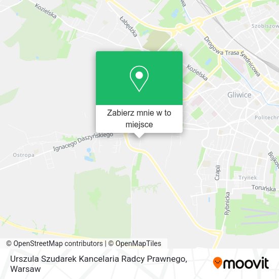 Mapa Urszula Szudarek Kancelaria Radcy Prawnego