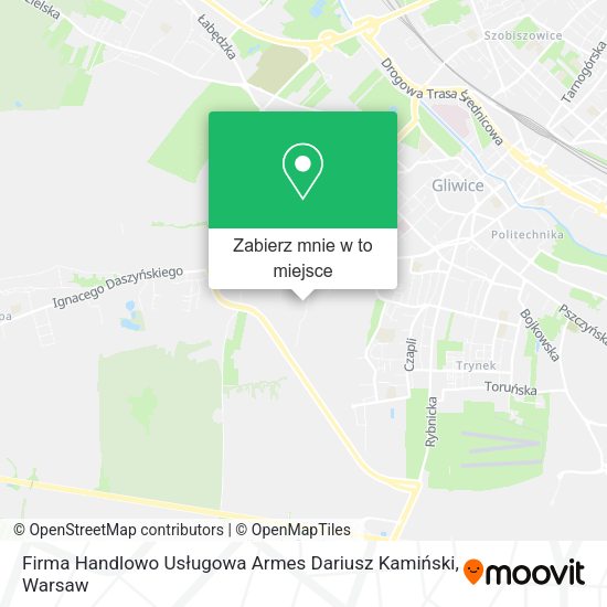 Mapa Firma Handlowo Usługowa Armes Dariusz Kamiński