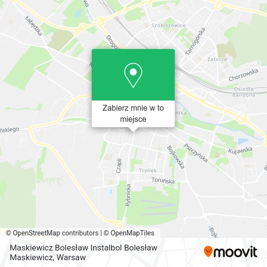 Mapa Maskiewicz Bolesław Instalbol Bolesław Maskiewicz