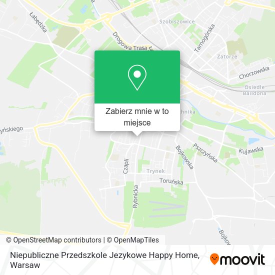 Mapa Niepubliczne Przedszkole Jezykowe Happy Home