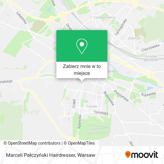 Mapa Marceli Pałczyński Hairdresser