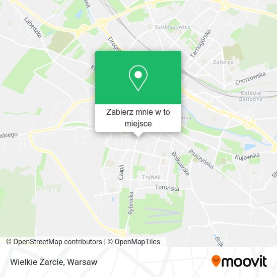 Mapa Wielkie Żarcie