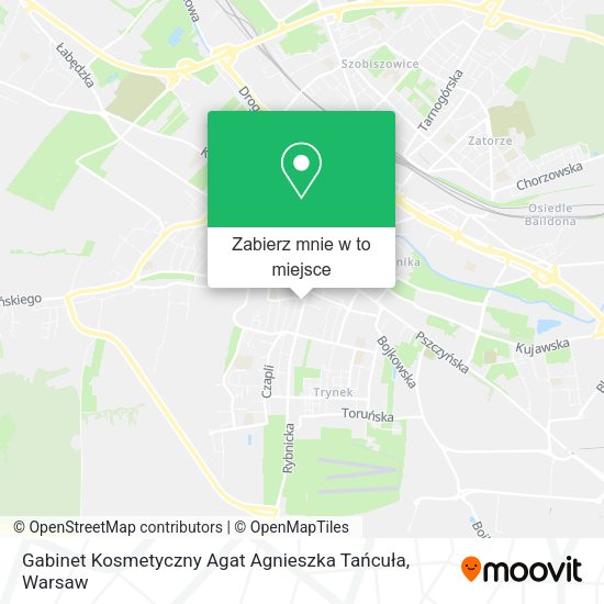 Mapa Gabinet Kosmetyczny Agat Agnieszka Tańcuła