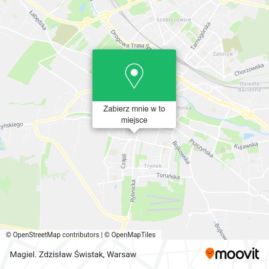 Mapa Magiel. Zdzisław Świstak