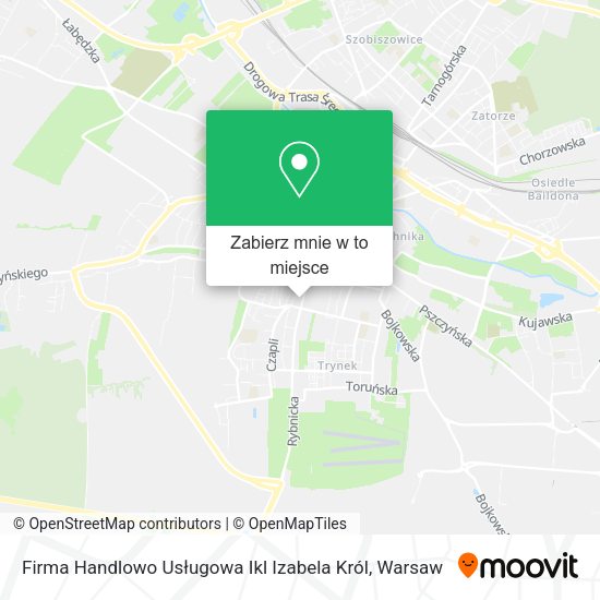 Mapa Firma Handlowo Usługowa Ikl Izabela Król