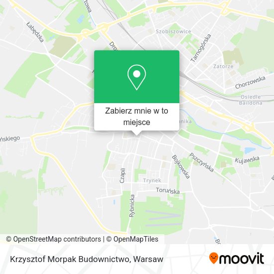 Mapa Krzysztof Morpak Budownictwo