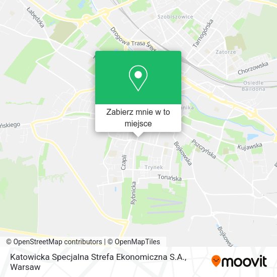 Mapa Katowicka Specjalna Strefa Ekonomiczna S.A.