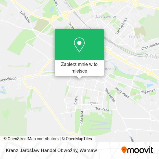 Mapa Kranz Jarosław Handel Obwoźny