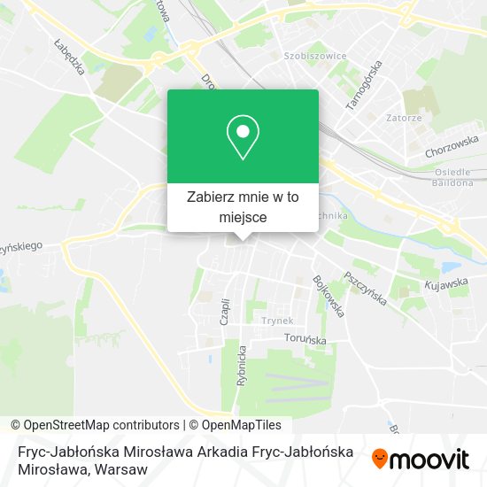 Mapa Fryc-Jabłońska Mirosława Arkadia Fryc-Jabłońska Mirosława