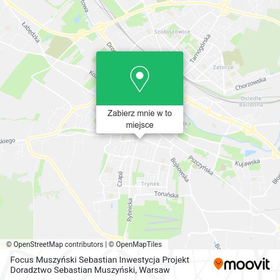 Mapa Focus Muszyński Sebastian Inwestycja Projekt Doradztwo Sebastian Muszyński