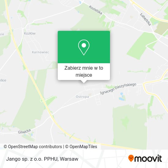 Mapa Jango sp. z o.o. PPHU