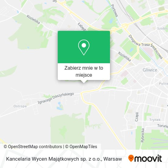 Mapa Kancelaria Wycen Majątkowych sp. z o.o.