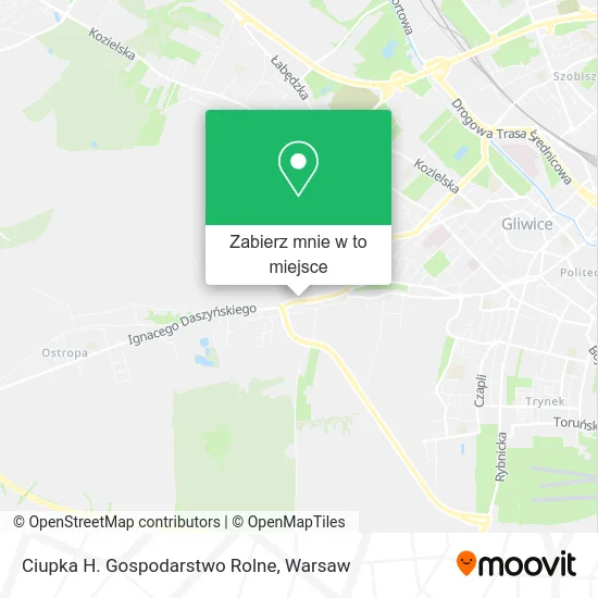 Mapa Ciupka H. Gospodarstwo Rolne