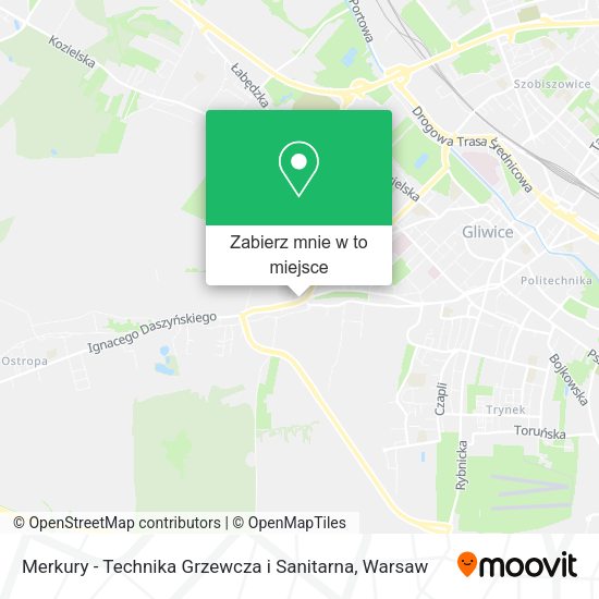 Mapa Merkury - Technika Grzewcza i Sanitarna