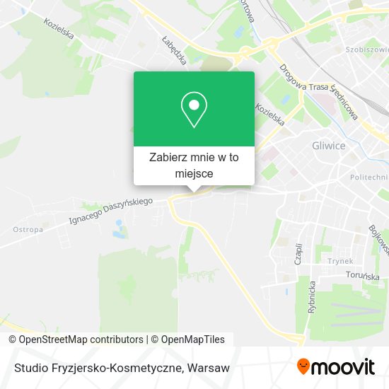 Mapa Studio Fryzjersko-Kosmetyczne