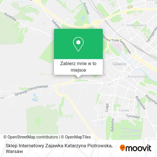 Mapa Sklep Internetowy Zajawka Katarzyna Piotrowska