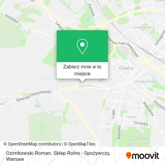 Mapa Ozimkowski Roman. Sklep Rolno - Spożywczy