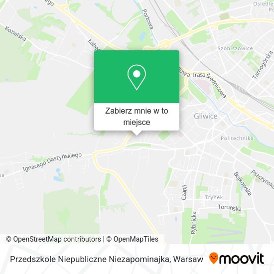 Mapa Przedszkole Niepubliczne Niezapominajka