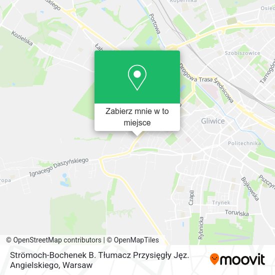 Mapa Strömoch-Bochenek B. Tłumacz Przysięgły Jęz. Angielskiego