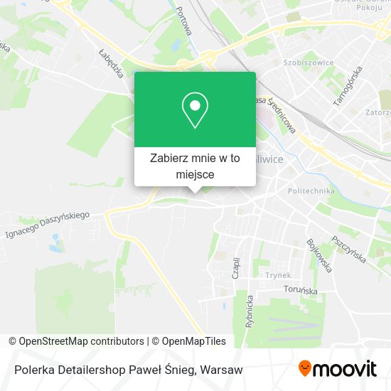 Mapa Polerka Detailershop Paweł Śnieg